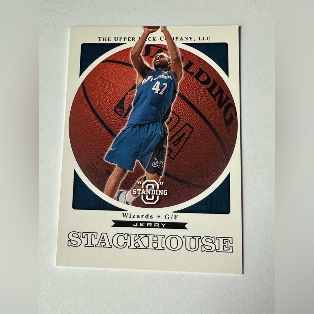 Jerry Stakehouse - Wizards Basketball Trading Card - Standing O Series